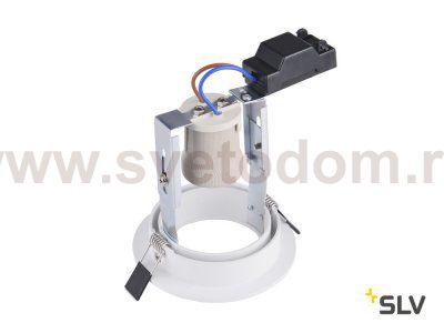 1000907 SLV KAHOLO светильник встраиваемый для лампы E27 PAR20 50Вт макс., белый