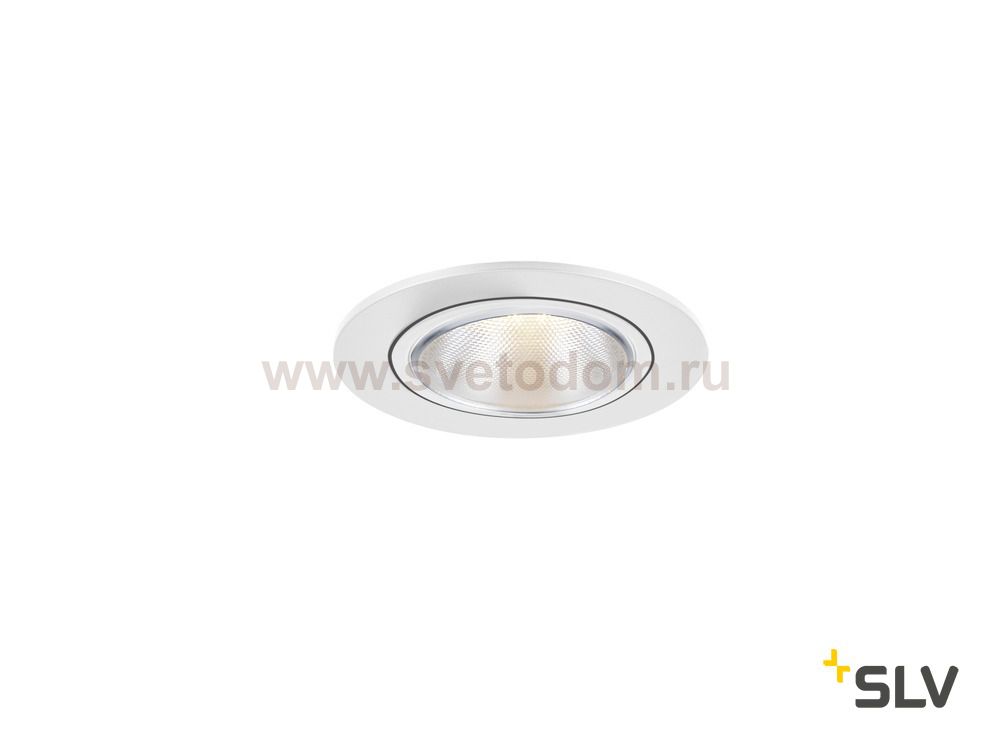 1000907 SLV KAHOLO светильник встраиваемый для лампы E27 PAR20 50Вт макс., белый
