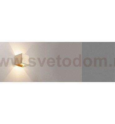 1000912 SLV SOLID CUBE светильник настенный для лампы QT14 G9 25Вт макс., желтый песчанник