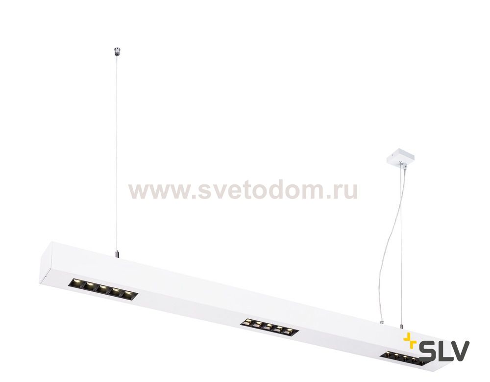 SLV 1000932 Q-LINE BAP PD 1m LED светильник подвесной 45Вт с LED 4000К, 2300лм, 30°, URG<10, CRI>90, белый