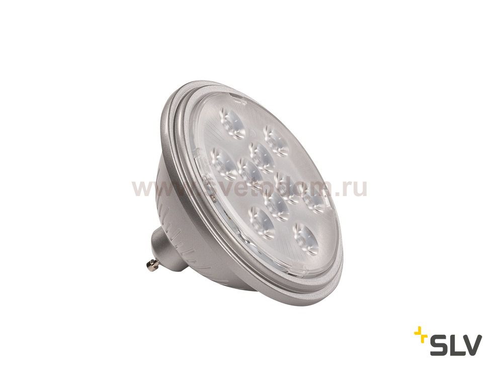 1000940 SLV LED ES111 источник света LED, 220В, 7.3Вт, 13°, 4000K, 730лм, серебристый корпус