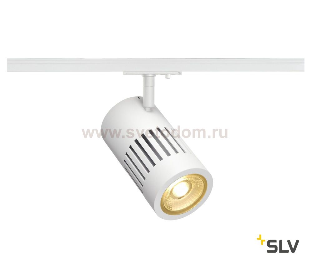 SLV 1000975 1PHASE-TRACK, STRUCTEC светильник 28Вт с LED 3000К, 2700лм, 36°, CRI>90, белый (ex 144101)