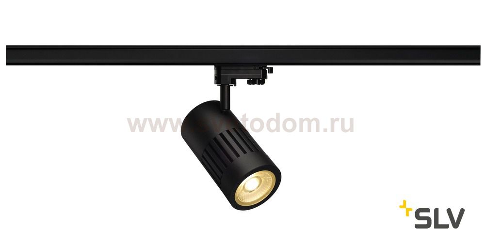 SLV 1000980 3Ph, STRUCTEC светильник 28Вт с LED 3000К, 2700лм, 36°, CRI>90, черный (ex 176000)