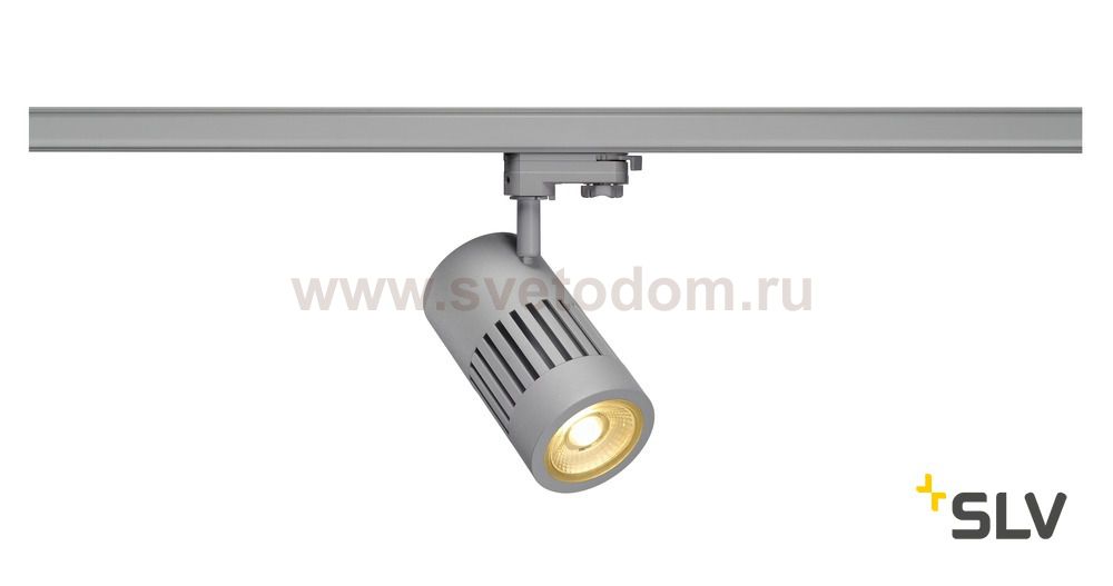 SLV 1000982 3Ph, STRUCTEC светильник 28Вт с LED 3000К, 2700лм, 36°, CRI>90, серебристый (ex 176004)