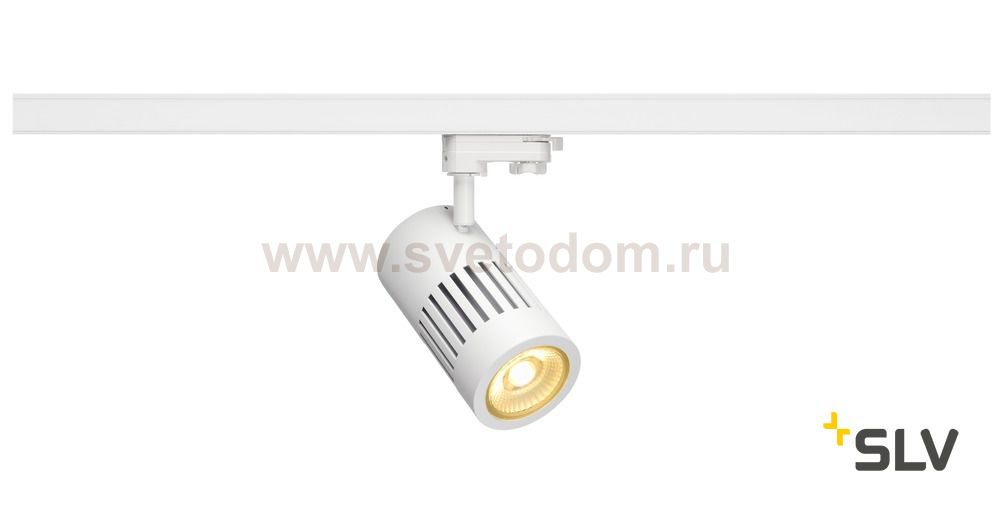 SLV 1000984 3Ph, STRUCTEC светильник 28Вт с LED 3000К, 2650лм, 60°, CRI>90, белый (ex 176011)