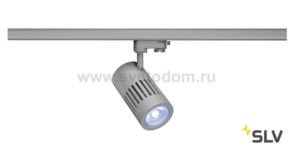SLV 1000991 3Ph, STRUCTEC светильник 28Вт с LED 4000К, 2750лм, 60°, CRI>90, серебристый (ex 176034)