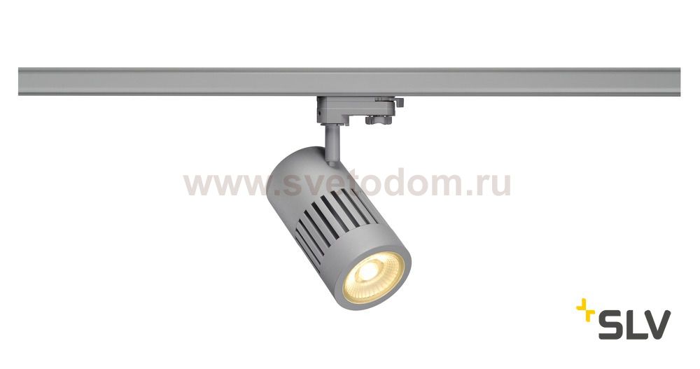 SLV 1000997 3Ph, STRUCTEC светильник 35Вт с LED 3000К, 3150лм, 60°, CRI>90, серебристый (ex 176054)