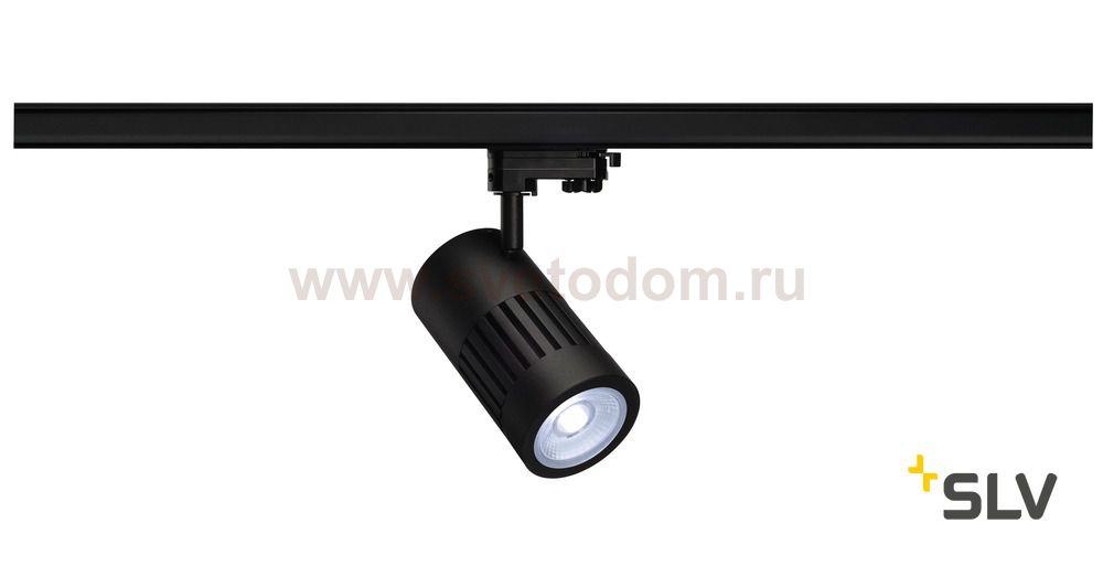 SLV 1000998 3Ph, STRUCTEC светильник 35Вт с LED 4000К, 3450лм, 36°, CRI>90, черный (ex 176060)