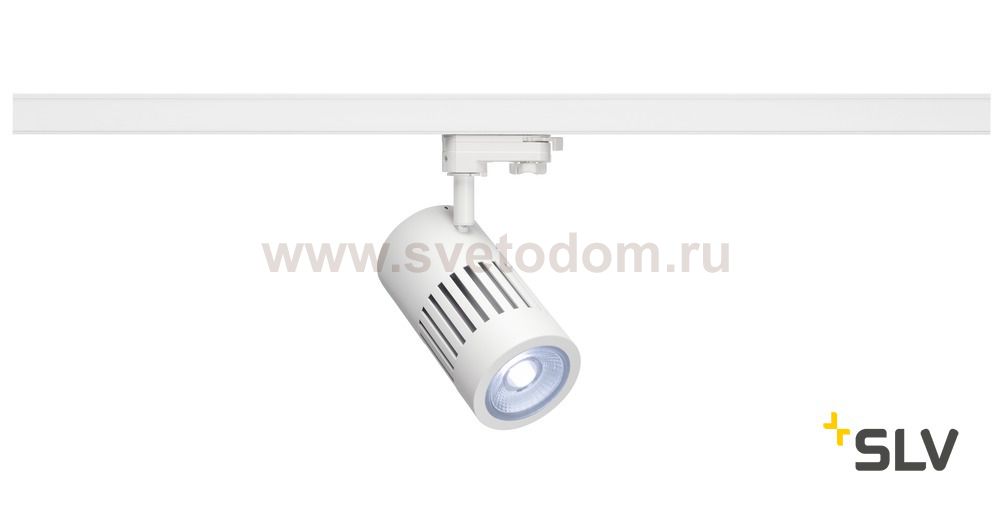 SLV 1000999 3Ph, STRUCTEC светильник 35Вт с LED 4000К, 3450лм, 36°, CRI>90, белый (ex 176061)