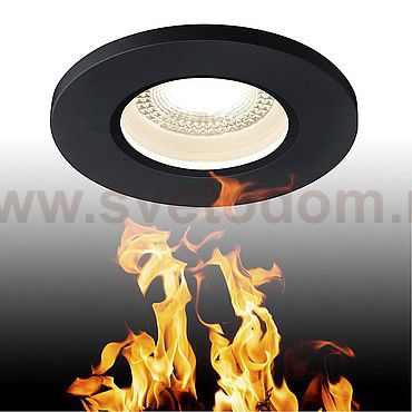 1001011 SLV KAMUELA LED светильник встраиваемый IP65 с LED 7.8Вт, 3000К, 600лм, 38°, черный