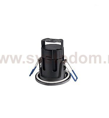 1001011 SLV KAMUELA LED светильник встраиваемый IP65 с LED 7.8Вт, 3000К, 600лм, 38°, черный