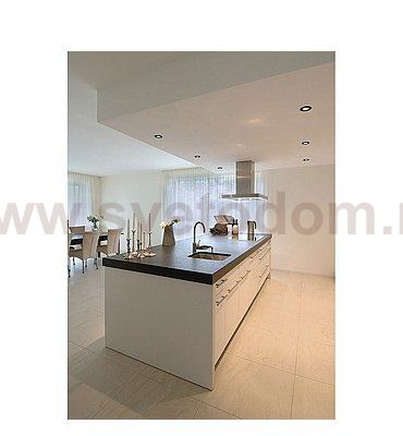 1001013 SLV KAMUELA LED светильник встраиваемый IP65 с LED 7.8Вт, 4000К, 600лм, 38°, черный