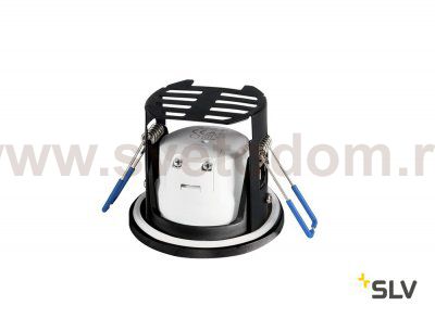 1001017 SLV KAMUELA ECO LED светильник встраиваемый IP65 с LED 6.5Вт, 4000К, 400лм, 38°, черный