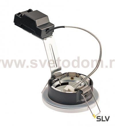 SLV 1001157 DOLIX OUT ROUND MR16 светильник встраиваемый IP65 12В для лампы MR16 50Вт макс., белый (ex 111001)