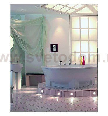 SLV 1001163 DOLIX OUT SQUARE MR16 светильник встраиваемый IP65 12В для лампы MR16 50Вт макс., матовый хром