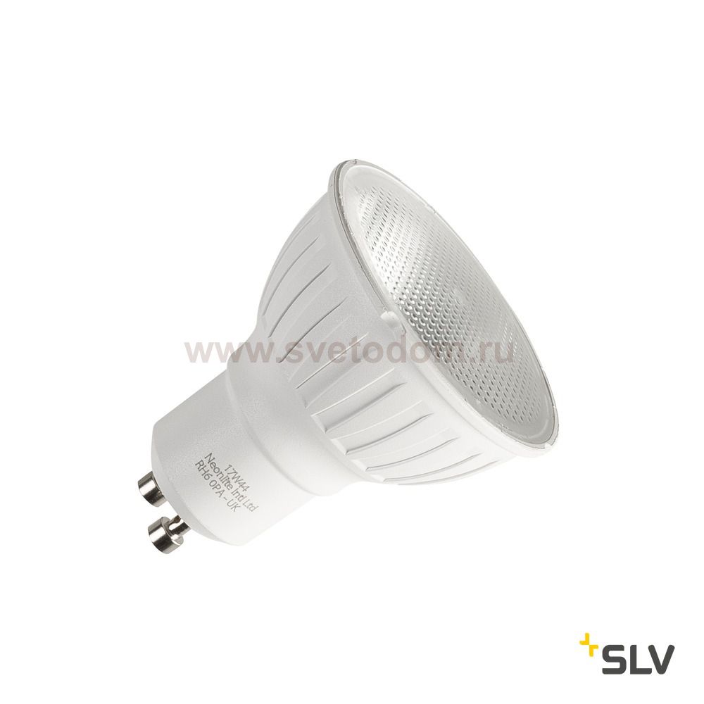 SLV 1001217 LED GU10 источник света 230В, 5.5Вт, 2800K, 500лм, 36°, белый корпус