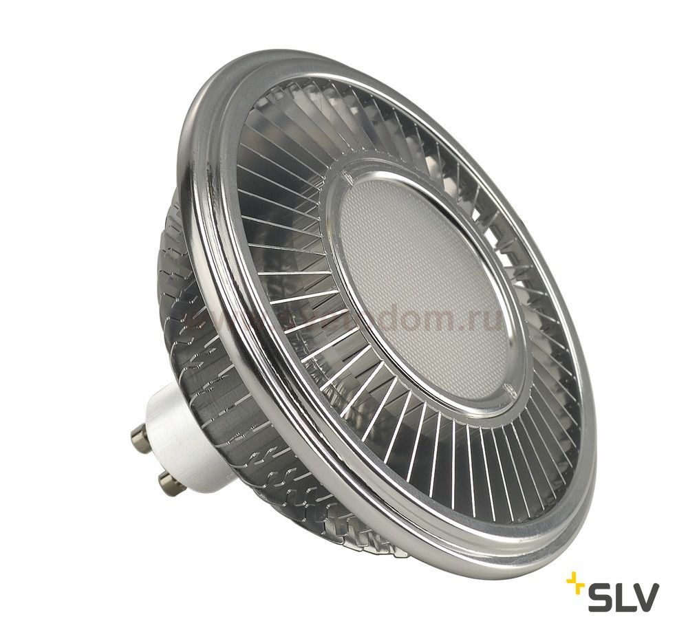 SLV 1001245 LED QPAR111 GU10 источник света 230В, 13Вт, 4000K, 1100лм, 140°, димм., алюм. корпус (ex 551654)
