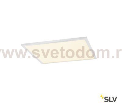 SLV 1001251 SLV VALETO®, PANEL 62x62 светильник встраиваемый 43Вт с LED 2700-6500К, 3200-3600лм, UGR<19, белый