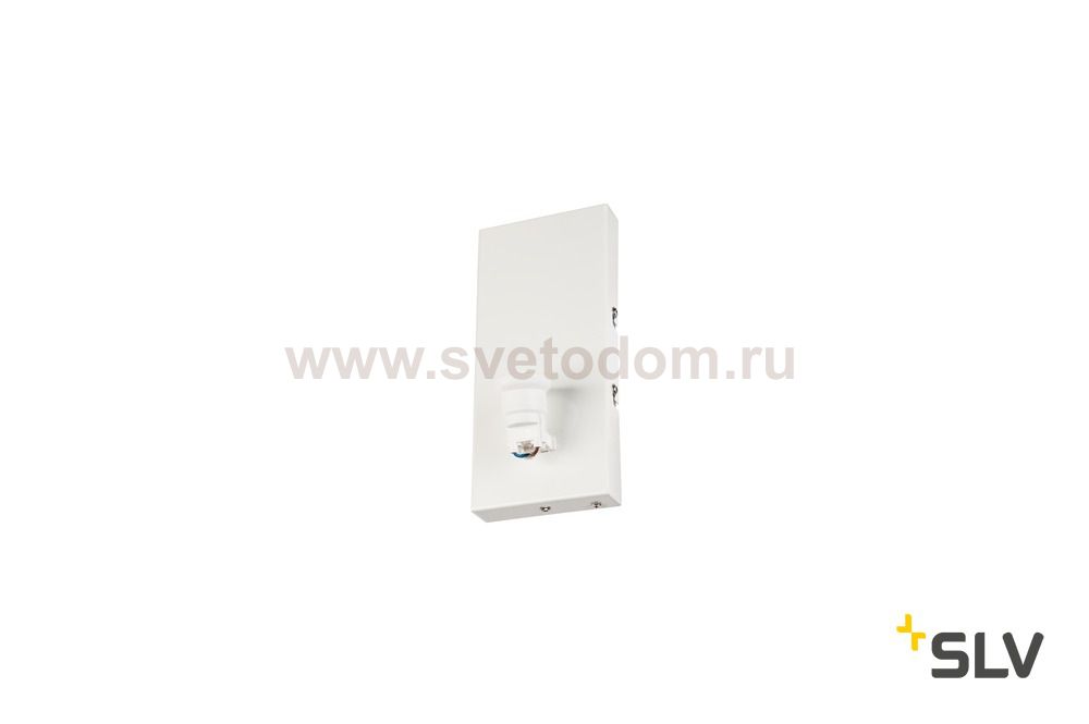 SLV 1001272 FENDA BASIS WL-1 светильник настенный для лампы E27 40Вт макс., без абажура, белый