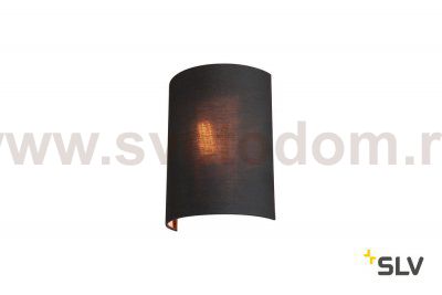 SLV 1001274 FENDA, абажур-полуэкран, черный/ медь