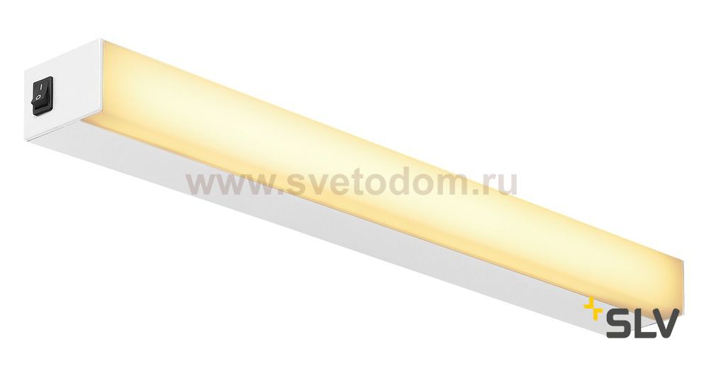 SLV 1001284 SIGHT 60 светильник накладной 20Вт c выключателем и LED 3000К, 1490лм, белый (ex 160181)