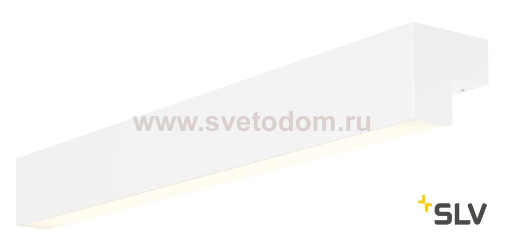 SLV 1001299 L-LINE  60 LED светильник накладной IP44 10Вт с LED 3000К, 820лм, 120°, белый (ex 157431)