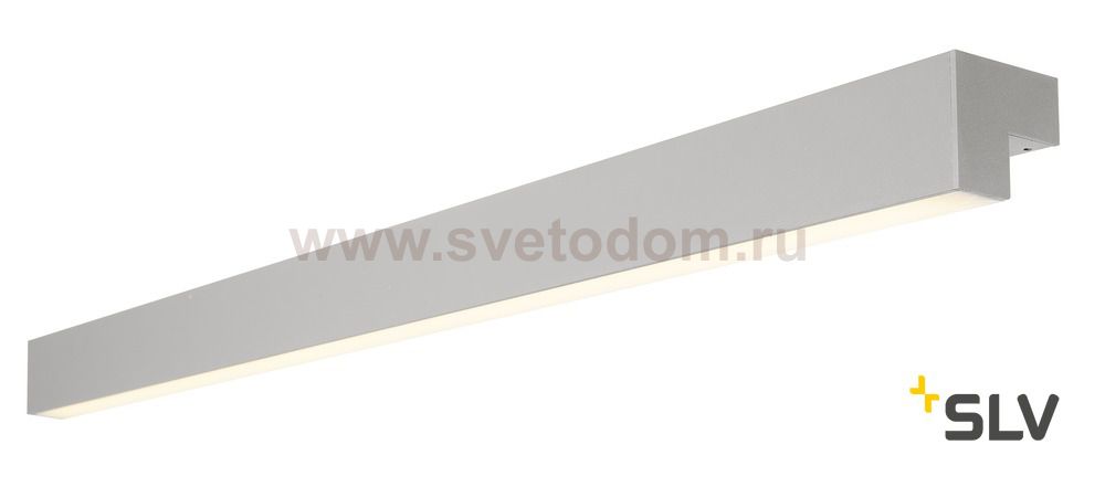 SLV 1001304 L-LINE 120 LED светильник накладной IP44 18.5Вт с LED 3000К, 1650лм, 120°, серебристый (ex 157444)