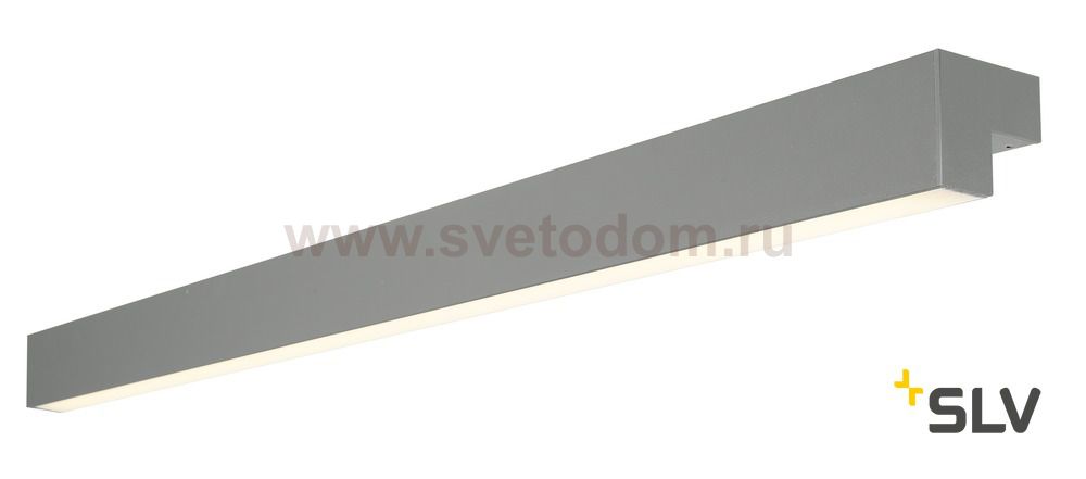 SLV 1001305 L-LINE 120 LED светильник накладной IP44 18.5Вт с LED 3000К, 1650лм, 120°, серый (ex 157445)