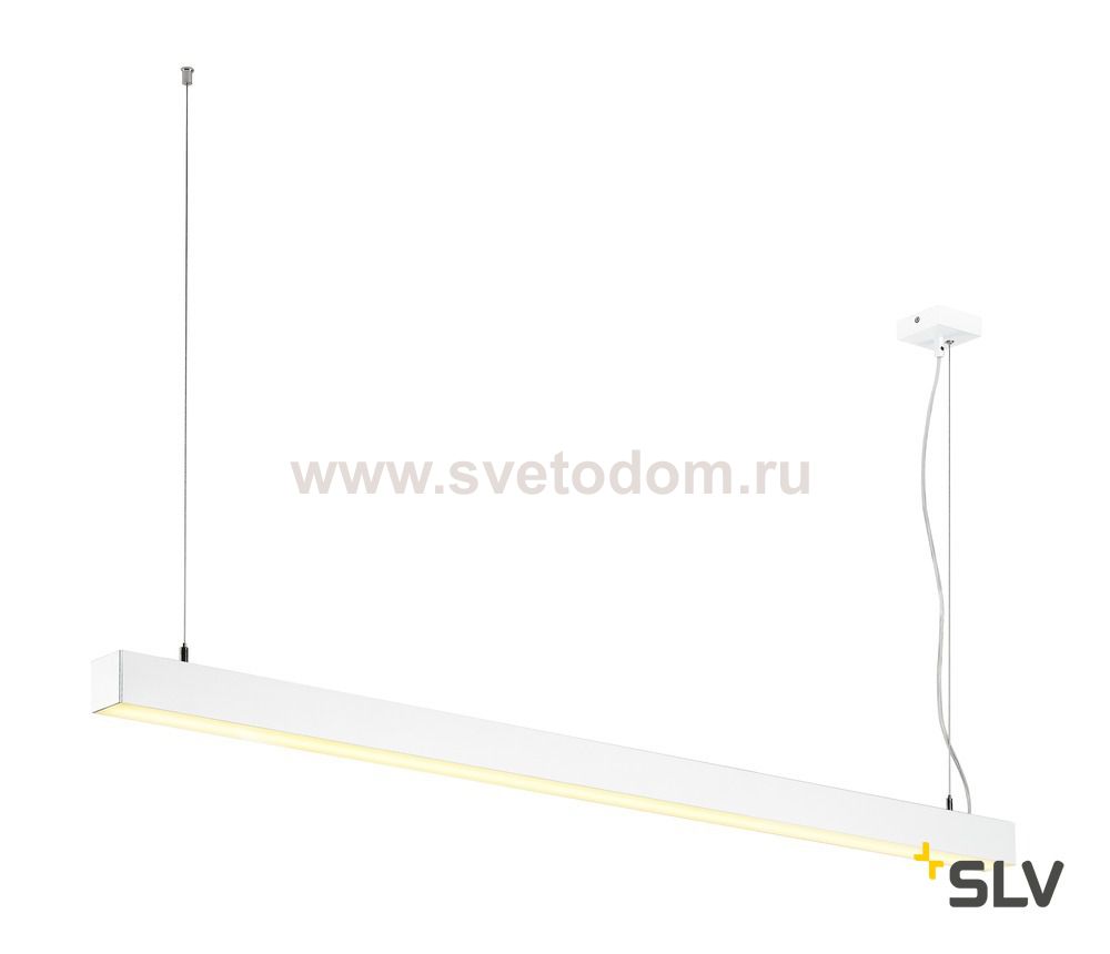 SLV 1001307 Q-LINE SINGLE LED светильник подвесной 45.8Вт с LED 3000К, 3700лм, белый (ex 155121)