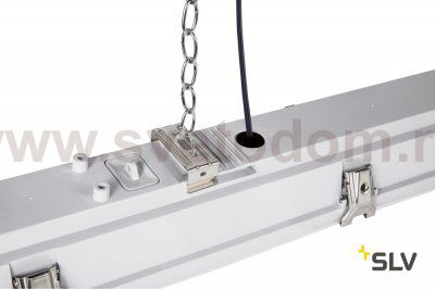 SLV 1001316 IMPERVA 150 светильник накладной IP66 55Вт c LED 3000К, 6600лм, 120°, серый