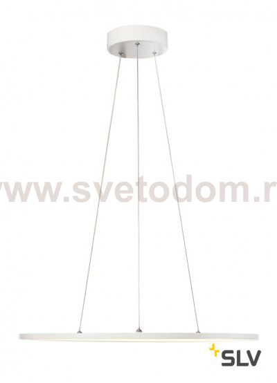 SLV 1001345 PANEL 60 ROUND светильник подвесной 42Вт с LED 4000К, 3350лм, 110°, димм. 1-10В, белый (ex 158624)