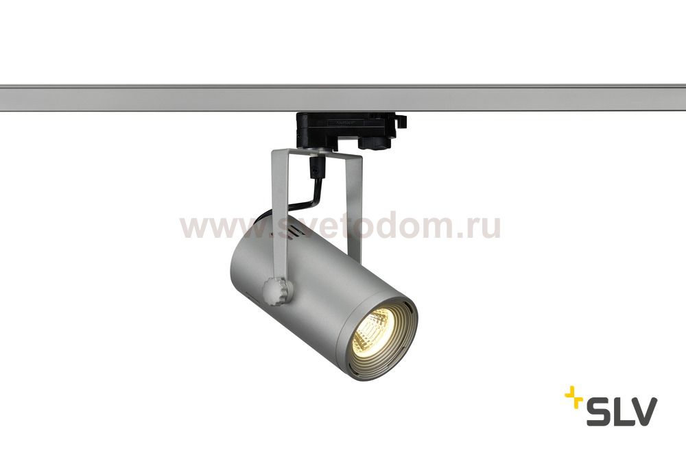 SLV 1001369 3Ph, EURO SPOT LED SMALL светильник 11Вт с LED 3000К, 650лм, 36°, серебристый (ex 153804)