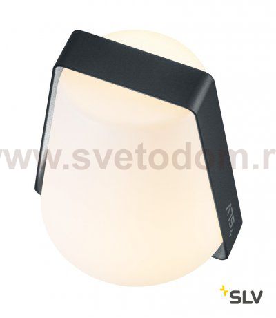 SLV 1001414 DEGANO 18 светильник IP44 3.2Вт с аккумулятором и LED 3000К, 200лм, антрацитно-серый RAL7016/ белый