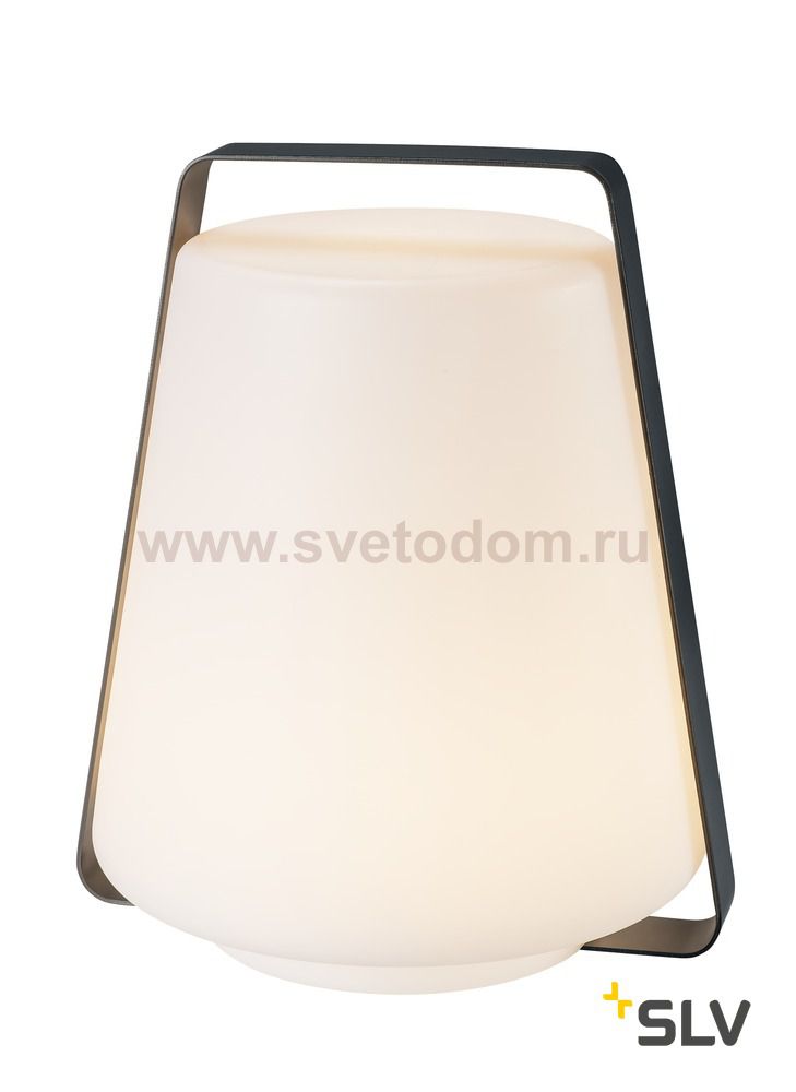 SLV 1001415 DEGANO 35 светильник IP44 6.4Вт с аккумулятором и LED 3000К, 450лм, антрацитно-серый RAL7016/ белый
