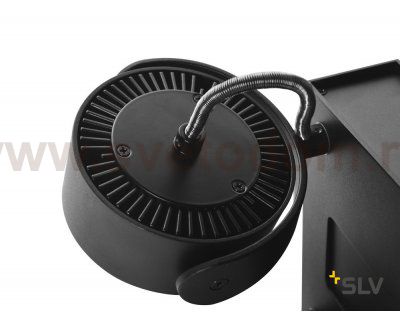 SLV 1001423 TEC KALU 2 LED светильник накладной 31Вт с LED 3000К, 1900лм, 2х 60°, черный