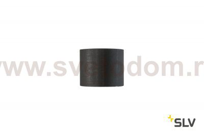 SLV 1001452 FENDA, абажур-цилиндр диам. 20 см, черный/ медь (40Вт макс.)