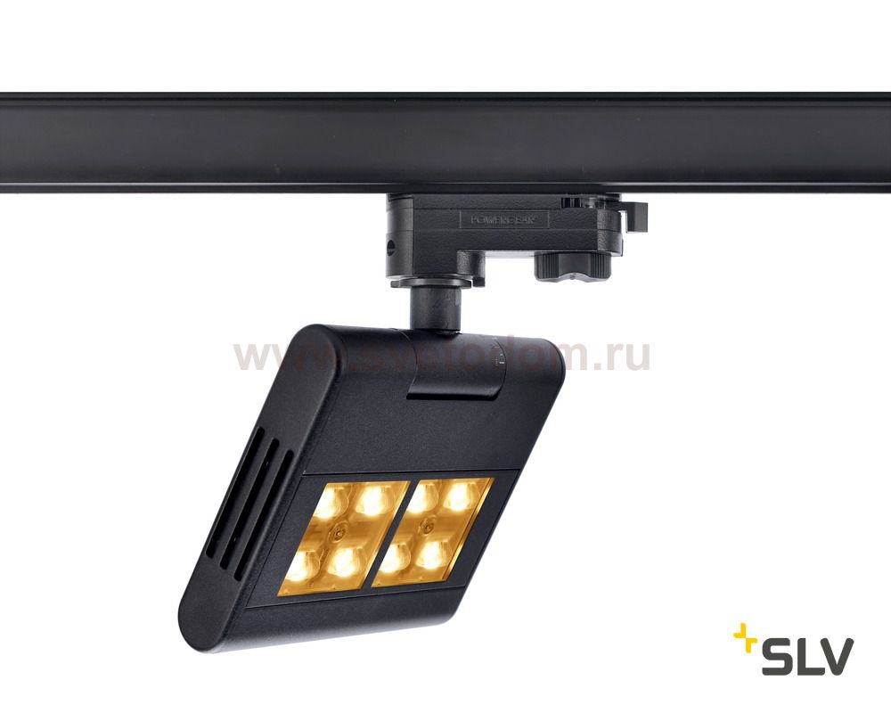 SLV 1001467 3Ph, LENITO светильник 23Вт с LED 3000К, 2450лм, 120°, черный