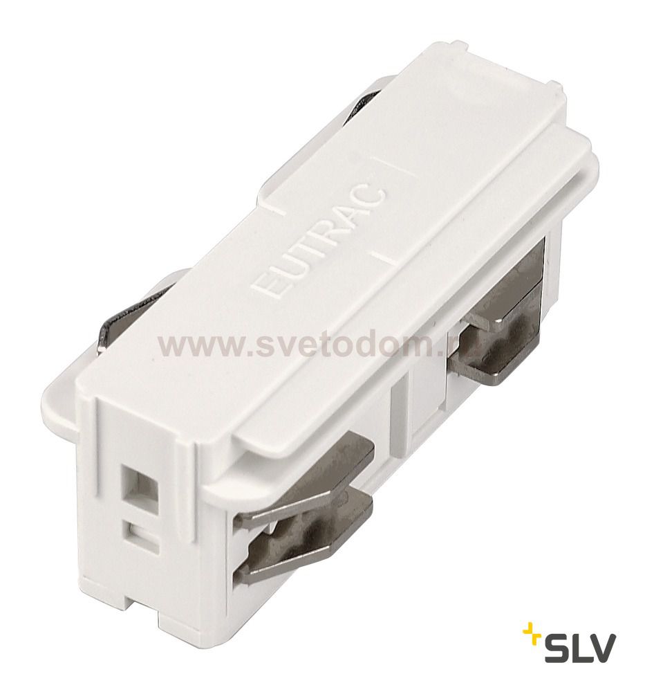 SLV 1001516 3Ph | EUTRAC®, коннектор прямой внутренний электрический, белый RAL9016 (ex 145561)