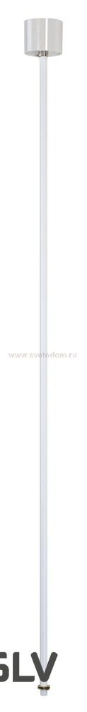 SLV 1001528 3Ph | EUTRAC®, стойка потолочная 120 см, без крепления к шинопроводу, белый RAL9016 (ex 145711)
