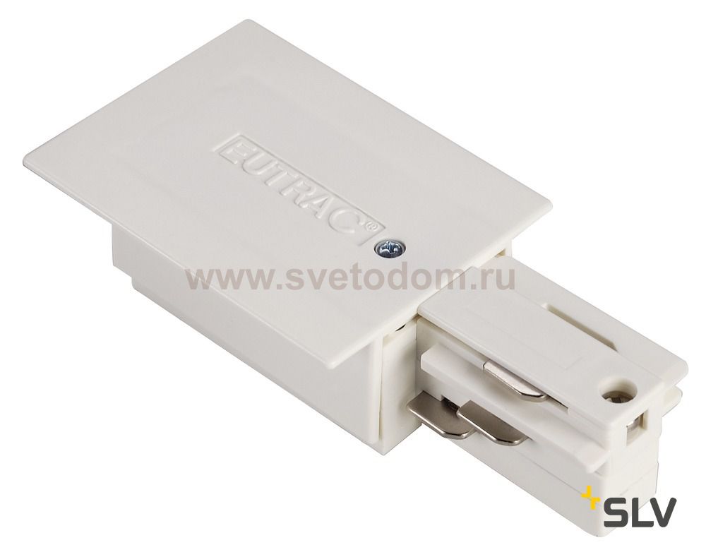 SLV 1001534 3Ph | EUTRAC® R, разъём питания, 16А макс., GND справа, белый RAL9016 (ex 145771)