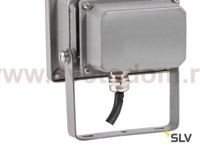 SLV 1001633 OUTDOOR BEAM 12 светильник накладной IP65 11Вт с LED 5700К, 800лм, 100°,  серебристый (ex 231101)