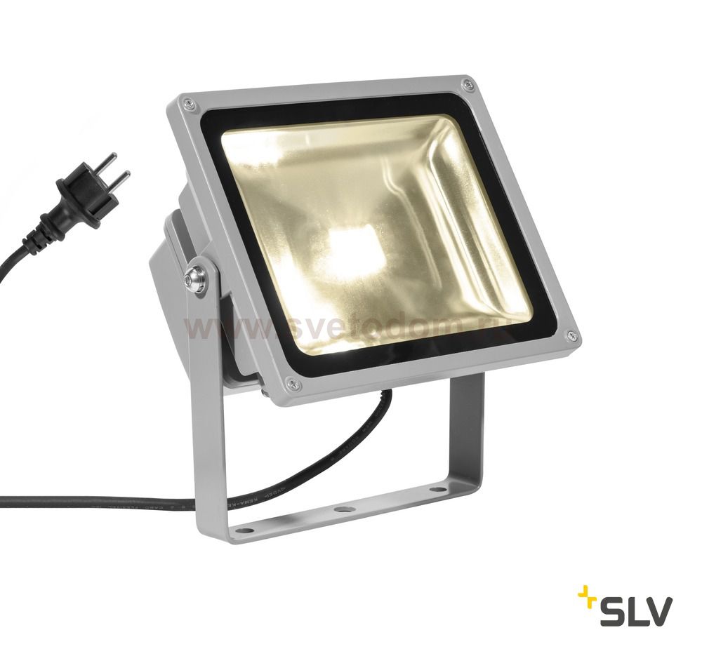 SLV 1001636 OUTDOOR BEAM 23 светильник накладной IP65 32Вт с LED 3000К, 2900лм, 100°,  серебристый (ex 231112)