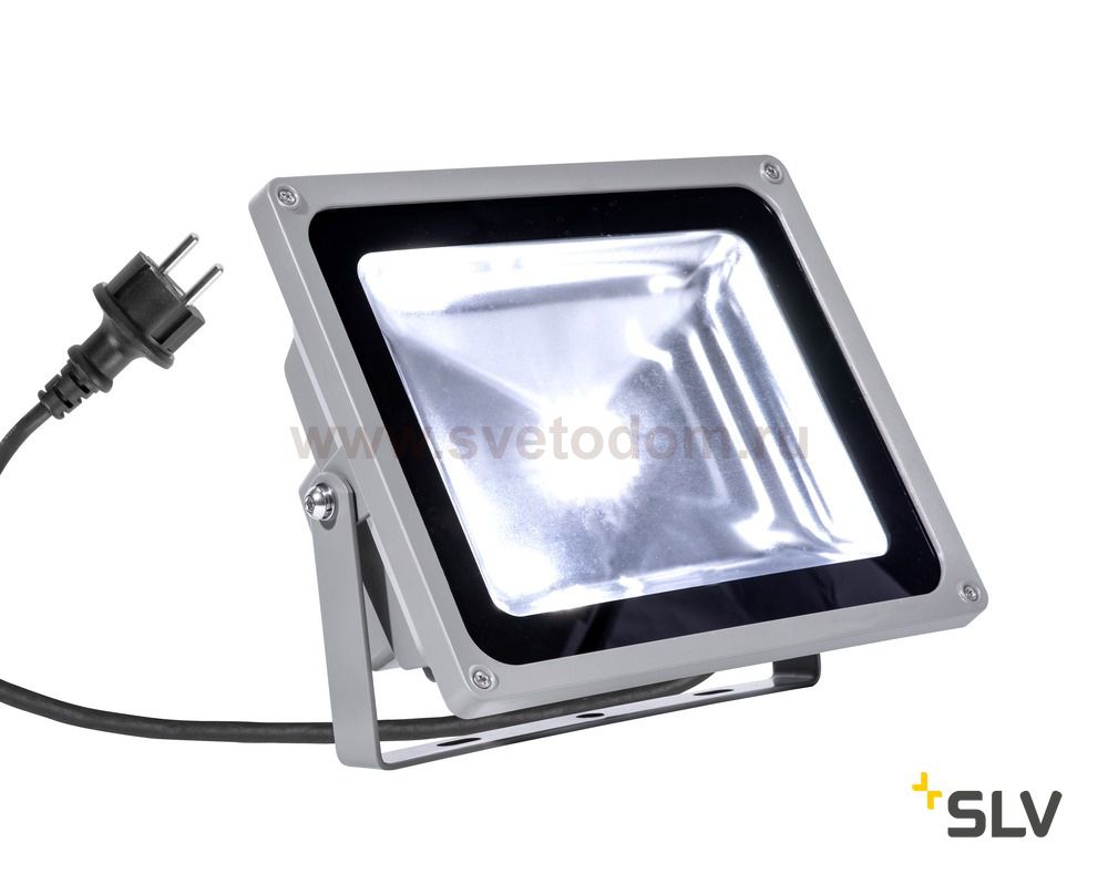 SLV 1001637 OUTDOOR BEAM 29 светильник накладной IP65 54Вт с LED 5700К, 5100лм, 100°,  серебристый (ex 231121)