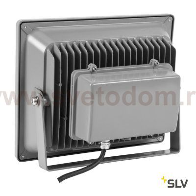 SLV 1001637 OUTDOOR BEAM 29 светильник накладной IP65 54Вт с LED 5700К, 5100лм, 100°,  серебристый (ex 231121)
