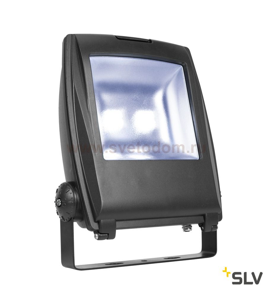 SLV 1001644 FLOOD LIGHT 32 светильник IP65 81Вт с LED 5700К, 7200лм, 90°, кабель 2м с вилкой, черный (ex 231175)