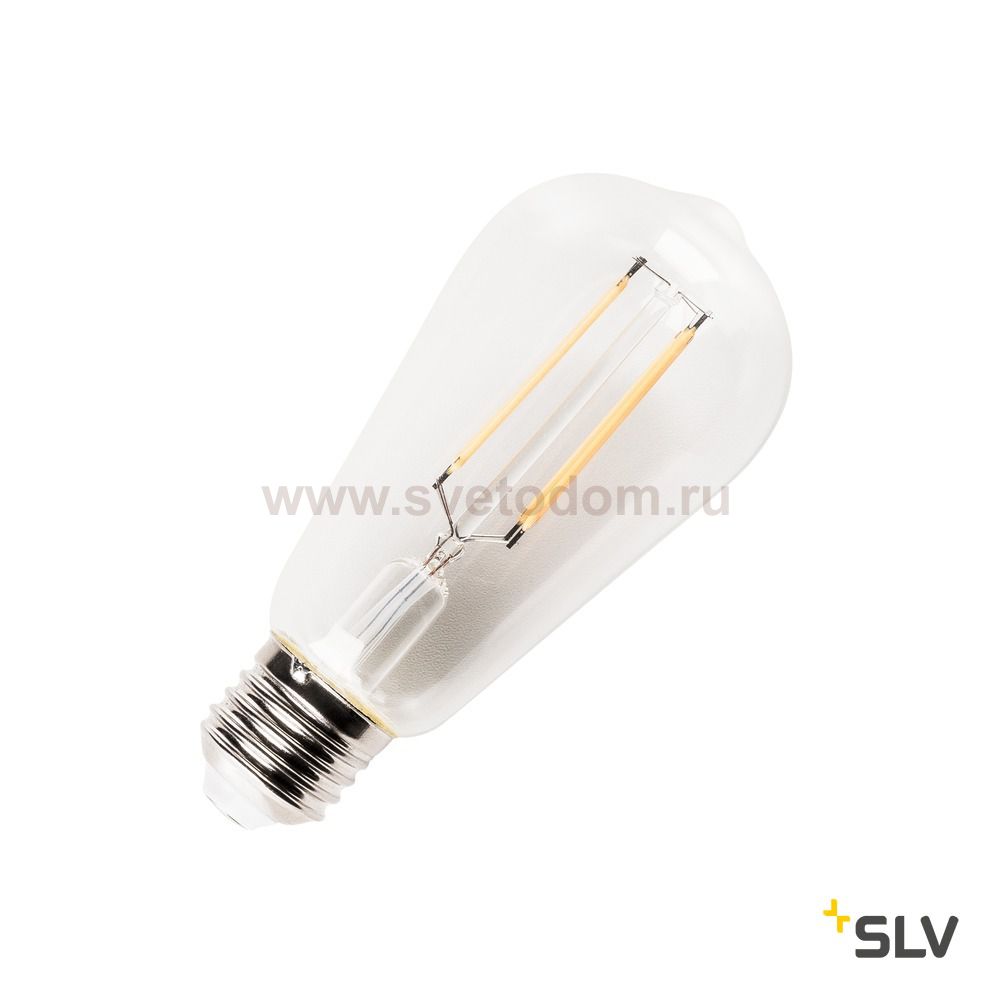 SLV 1001756 LED ST58 E27 источник света 230В, 7.1Вт, 2700K, 806лм, 330°, диммируемый, филаментный