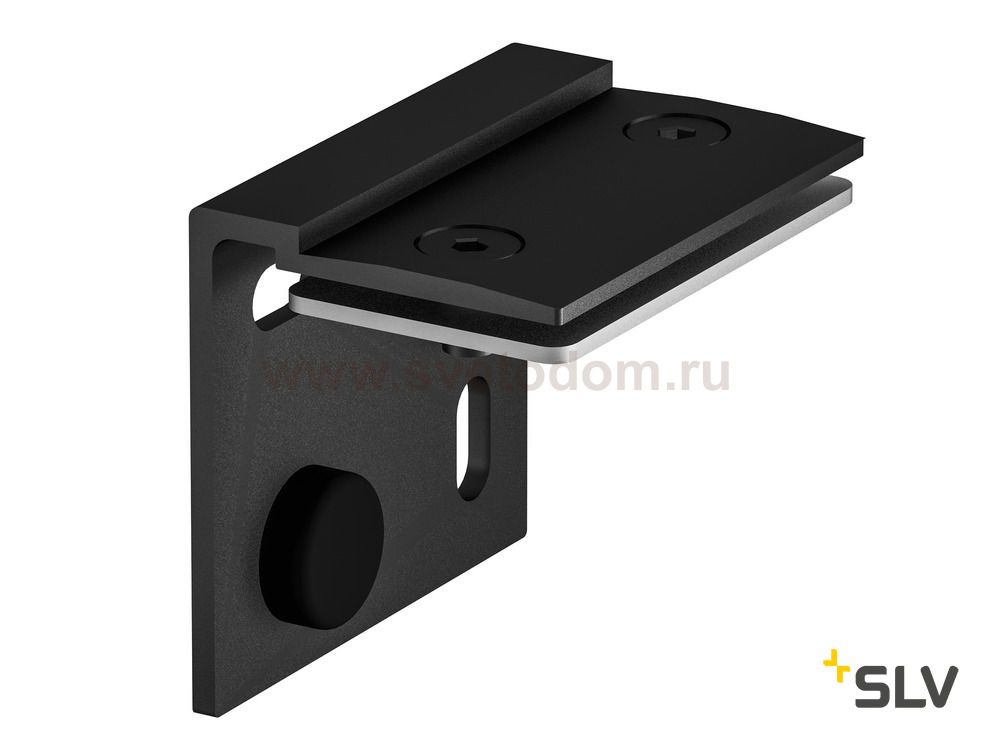 SLV 1001802 H-PROFIL, кронштейн стеновой, 2шт., черный