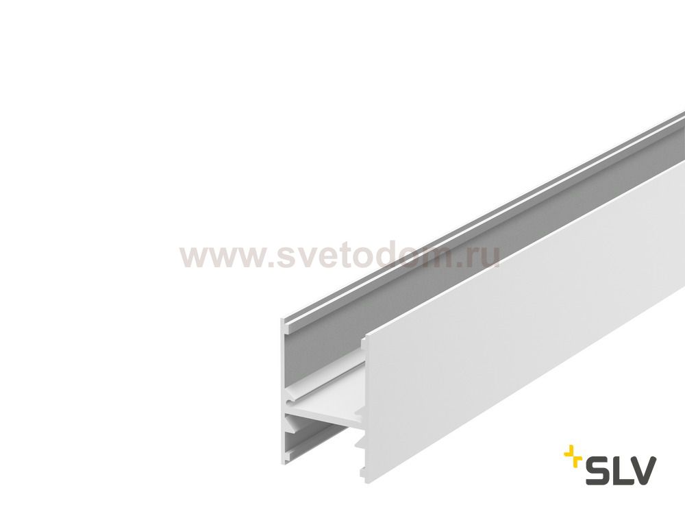 SLV 1001816 H-PROFIL, профиль накладной, 2 м, без экрана, белый
