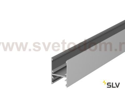SLV 1001817 H-PROFIL, профиль накладной, 2 м, без экрана,алюминий