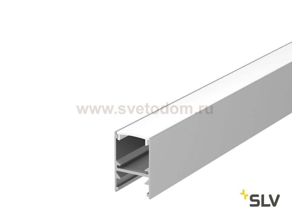 SLV 1001817 H-PROFIL, профиль накладной, 2 м, без экрана,алюминий